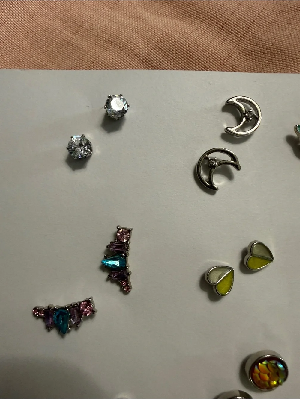 Assorted Women's Multi-Color Stud Earring Set